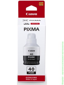 Контейнер с чернилами CANON GI-40BK / 3385C001 для Pixma G5040 / G6040, черный, 170 мл