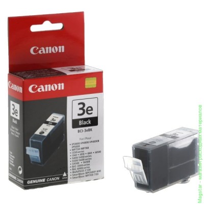 Картридж Canon BCI-3Bk / 4479A002 для i560 / i6500 / i865 / PIXMA MP7x0 / iP3000 / iP4000 / iP5000 / SB MPC400 / MPC700 / MPC730 / S530D