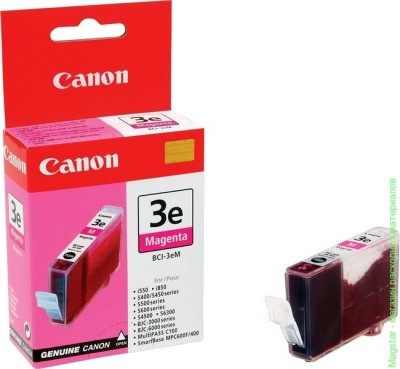 Картридж Canon BCI-3M / 4481A002 для i560 / i6500 / i865 / PIXMA MP7x0 / iP3000 / iP4000 / iP5000 / SB MPC400 / MPC700 / MPC730 / S530D
