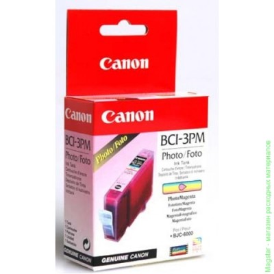 Картридж Canon BCI-3PhM / 4484A002 для i560 / i6500 / i865 / PIXMA MP7x0 / iP3000 / iP4000 / iP5000 / SB MPC400 / MPC700 / MPC730 / S530D