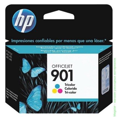 Картридж HP CC656AE / № 901 для Officejet J4524 / J4535 / J4580 / J4624 / J4660 / J4680, цветной