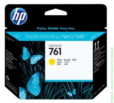 Печатающая головка-картридж HP CH645A / № 761 для DesignJet T7100 , желтый