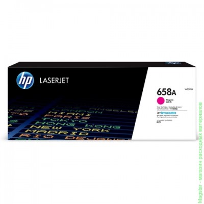 Картридж HP 658A / W2003A для Color LaserJet Enterprise M751dn / M751, пурпурный, 6000 страниц