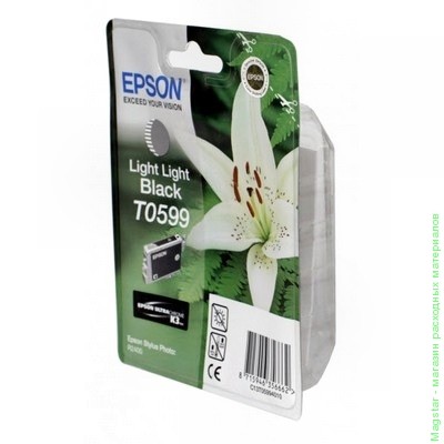 Картридж Epson C13T05994010 / T0599 для R2400 светло-серый