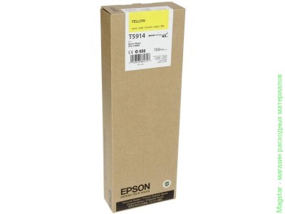 Картридж Epson C13T591400 / T5914 для Stylus Pro 11880 желтый