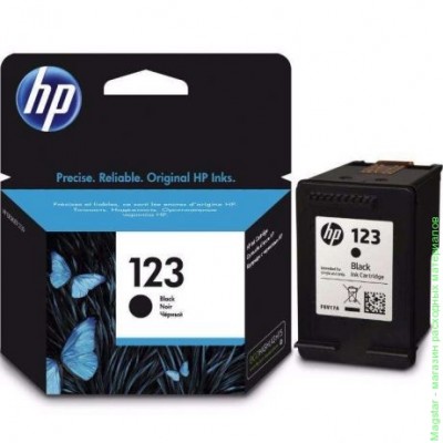 Картридж HP F6V17AE / № 123 для DeskJet 2130, черный