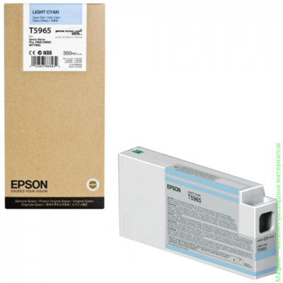 Картридж Epson C13T596500 / T5965 для Stylus Pro 7900 / Pro 9900 / Pro 7700 / Pro 7890 / Pro 9700 / Pro 9890 светло-голубой