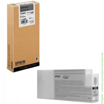 Картридж Epson C13T596700 / T5967 для Stylus Pro 7900 / Pro 9900 / Pro 7700 / Pro 7890 / Pro 9700 / Pro 9890 серый