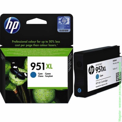Картридж HP CN046AE / № 951XL для OfficeJet Pro 8100 / OfficeJet Pro 8600 голубой