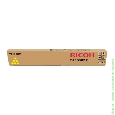 Картридж совместимый OEM 841756 / 842021 / tуpe MPC5502E для Ricoh Aficio MP C4502 / MP C5502 желтый