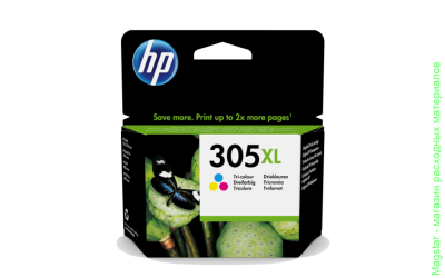 Картридж HP 305XL / 3YM63AE для DeskJet 2710, повышенной емкости трёхцветный, 200 страниц