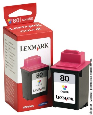Картридж Lexmark 12A1980E для 5000 / 5700 / 7000 / 7200 / Optra Color 40 / Optra Color 45