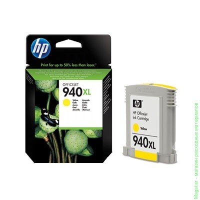 Картридж HP C4909AE / № 940XL для Officejet Pro 8000 / Pro 8500 , желтый