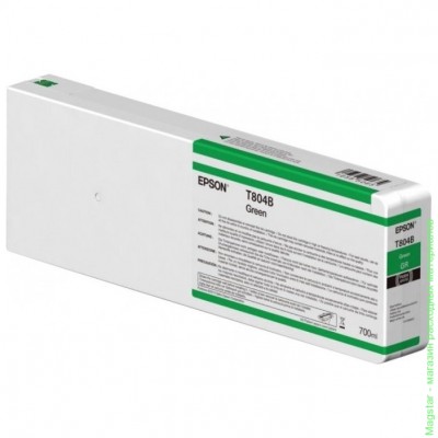 Картридж Epson C13T804B00 / T804B для SC-P6000 / SC-P7000 / SC-P8000 / SC-P9000 XXL UltraChrome HDX зеленый повышенной емкости