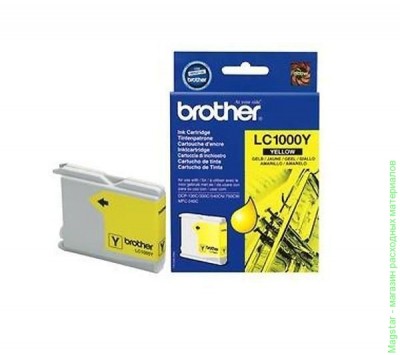 Картридж Brother LC1000Y для DCP130C / DCP330C / MFC-240C / MFC5460CN / MFC885CW / DCP350