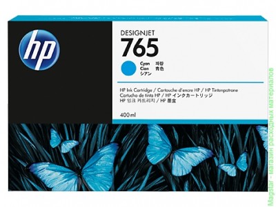 Картридж HP 765 / F9J52A для DJ Т7200, голубой, 400 мл