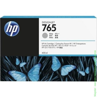 Картридж HP 765 / F9J53A для DJ Т7200, серый, 400 мл