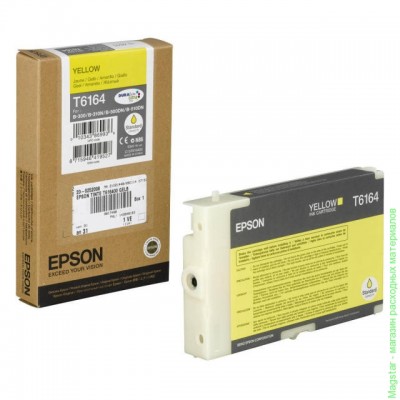 Картридж Epson C13T616400 / T6164 для B300 / B500 / B-310N / B-510DN желтый