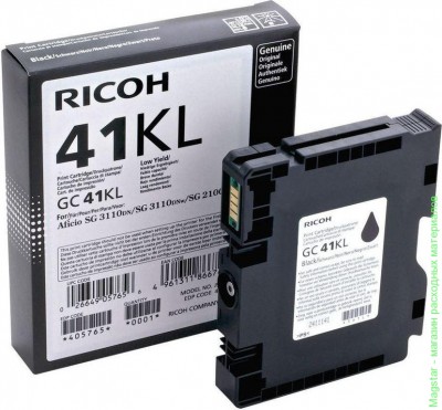 Картридж Ricoh 405765 / тип GC41KL для Aficio SG2100N / SG3110DN / SG3110DNw / SG3100SNw / SG3110SFNw / SG7100DN / SG2100