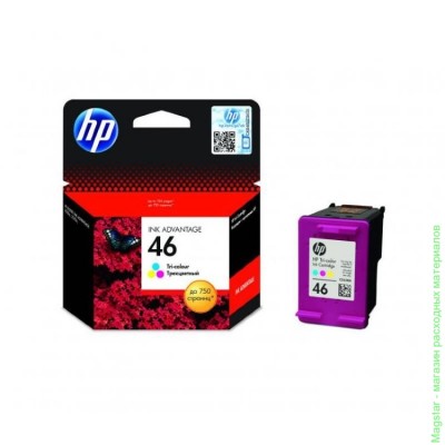 Картридж HP CZ638AE / № 46 для DeskJet Ink Advantage 2020 / Advantage 2520