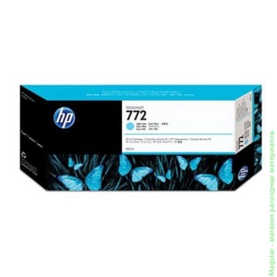 Картридж HP CN632A / № 772 для DesignJet Z5200, светло-голубой