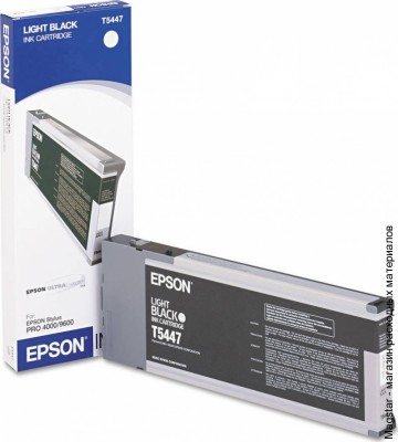 Картридж Epson T5447 / C13T544700 для Stylus Pro 4000/4400/7600/9600, серый