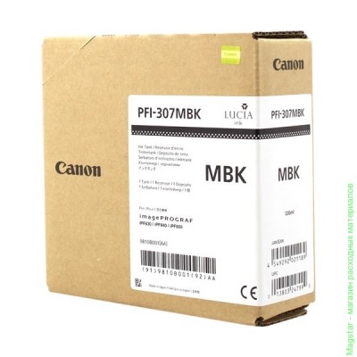 Картридж Canon PFI-307MBK / 9810B001 для iPF830 / iPF840 / iPF850
