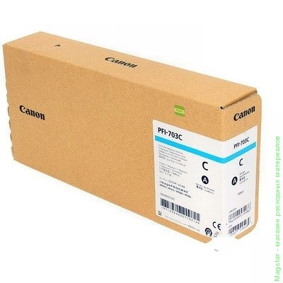 Картридж Canon PFI-703C / 2964B001 для iPF810 / iPF815 / iPF820 / iPF825