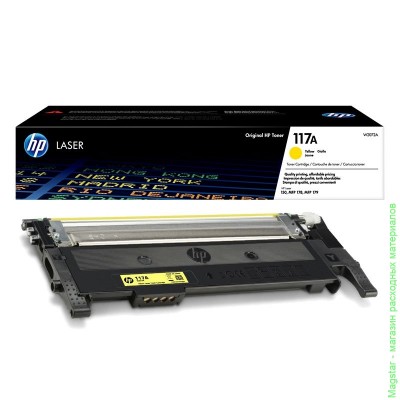 Картридж HP 117A / W2072A для Color Laser 150a / 150nw / 179fnw / 178nw, желтый, 700 страниц
