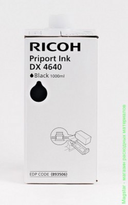 Картридж чернила черные Ricoh 893506 тип DX4640