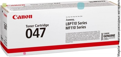 Картридж CANON 047BK / 2164C002 для LBP113w / LBP110 series / MF110 series