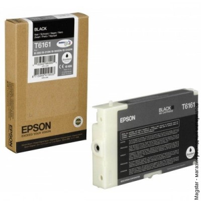 Картридж Epson T6161 / C13T616100 для B300/B500/B-310N/B-510DN, черный