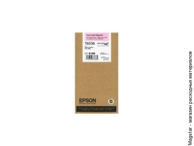Картридж Epson T6536 / C13T653600 для Stylus Pro 4900, светло-пурпурный