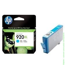 Картридж HP CD972AE / № 920XL для Officejet 6000 / Officejet 6500 / Officejet 7000, голубой