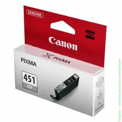 Картридж Canon CLI-451GY / 6527B001 для PIXMA iP7240 / MG6340 / MG5440 / MG6440