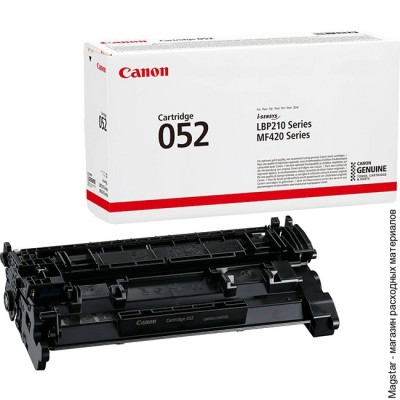 Картридж Canon 2199C002 / Cartridge 052BK для MF426 / MF428 / MF429 / LBP212 / LBP214 / LBP215