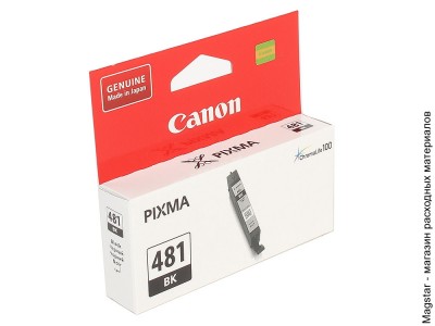 Картридж Canon CLI-481BK / 2101C001 для Pixma TS6140/TS8140/TS8140TS/TR7540/TS9140/TR8540, чёрный