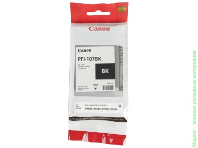 Картридж Canon PFI-107BK / 6705B001 для iPF680 / iPF685 / iPF780 / iPF785