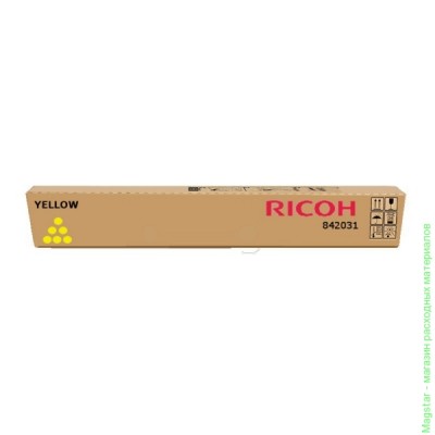 Картридж Ricoh 842031 / type MPC3000E для Aficio MP C2000 / C2500 / C3000 желтый