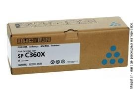 Ricoh 408251 / тип SPC360X LE принт-картридж для SPC361SFNw, голубой
