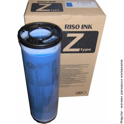 Краска Riso S-8122E / S-4257E / S-6939E / S-7196E / E для SF II SF5030 / SF5230 / SF5050 / SF5350 / SF9350, 1000мл, type Blue, кратно 2 шт