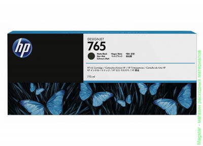 Картридж HP 765 / F9J55A для DJ Т7200, черный матовый, 775 мл